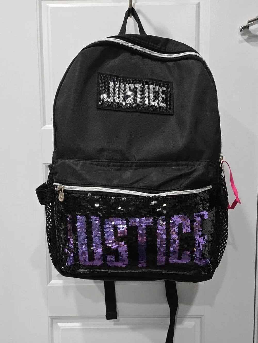 Justice Black Sequin Backpack – NWT/NWOT